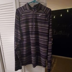 Asics Tech Half Zip Stretch Shirt